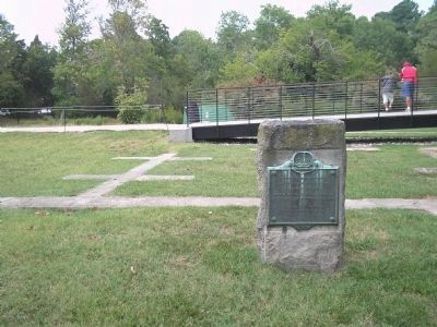 Marker in Historic Jamestown. Click for full size. Marker in Historic Jamestown image. Click for full size.