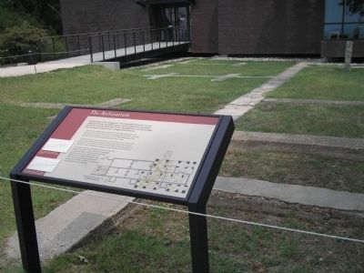Marker in Historic Jamestown. Click for full size. Marker in Historic Jamestown image. Click for full size.