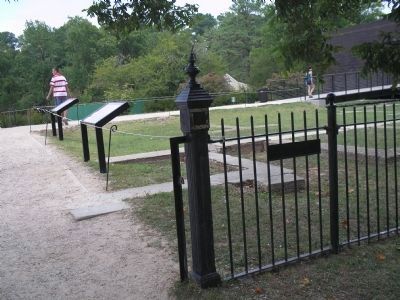 Markers at Jamestown. Click for full size. Markers at Jamestown image. Click for full size.