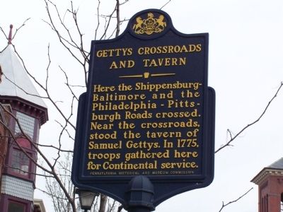 Gettys Crossroads and Tavern Marker image. Click for full size.