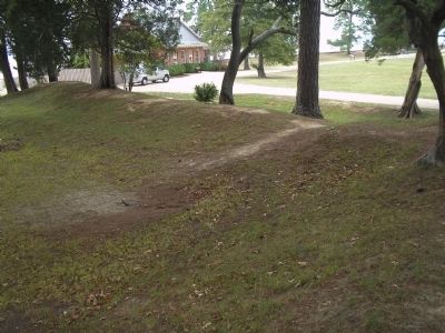 Confederate Earthworks. Click for full size. Confederate Earthworks image. Click for full size.