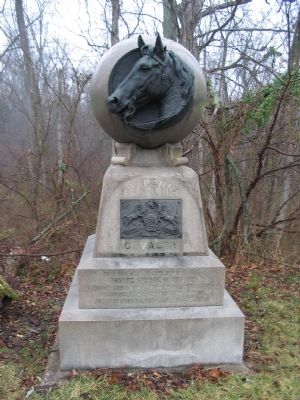 21st Pennsylvania Cavalry Monument image. Click for full size.