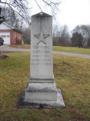 10th Maine Battalion Monument image. Click for full size.