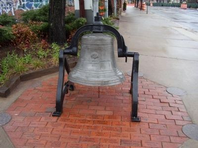 Bell near Civic Pride Marker image. Click for full size.