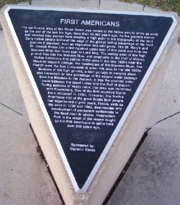 First Americans Marker image. Click for full size.