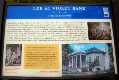 Lee at Violet Bank CWT Marker image. Click for full size.