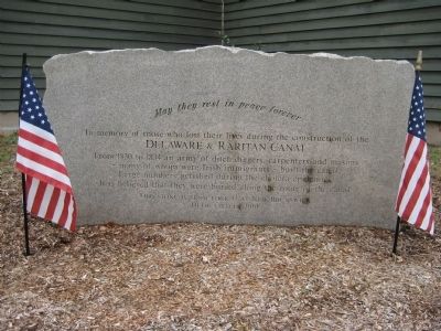 Delaware & Raritan Canal Marker. Click for full size. Delaware & Raritan Canal Marker image. Click for full size.