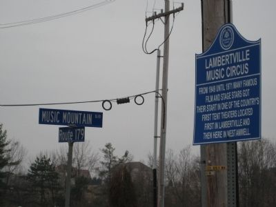 Lambertville Music Circus Marker image. Click for full size.