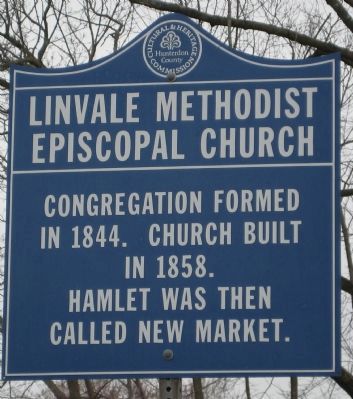 Linvale Methodist Episcopal Church Marker image. Click for full size.