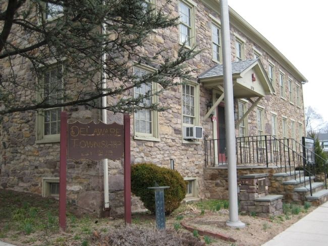 Delaware Township Veterans Marker. Click for full size. Delaware Township Veterans Marker image. Click for full size.