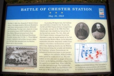 Battle of Chester Station CWT Marker. Click for full size. Battle of Chester Station CWT Marker image. Click for full size.