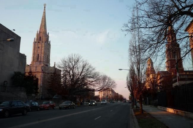 Convergence of Adams-Morgan, (left), Columbia Heights (right), Mount Pleasant (center, background) image. Click for full size.