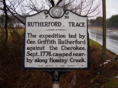 Rutherford Trace Marker. Click for full size. Rutherford Trace Marker image. Click for full size.