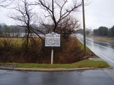 Rutherford Trace Marker. Click for full size. Rutherford Trace Marker image. Click for full size.