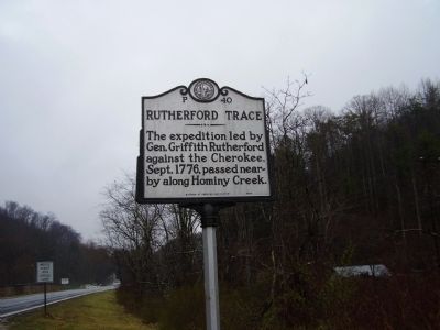 Rutherford Trace Marker. Click for full size. Rutherford Trace Marker image. Click for full size.