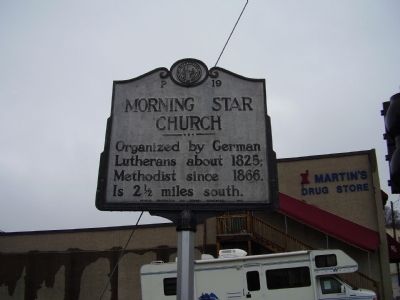 Morning Star Church Marker image. Click for full size.