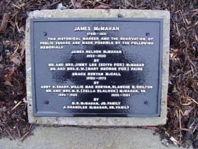 James McMahan Marker image. Click for full size.