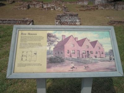 Row Houses Marker image. Click for full size.
