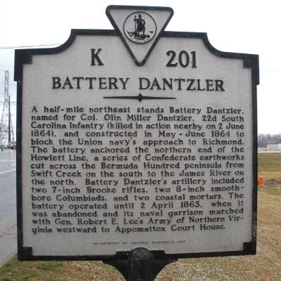 Battery Dantzler Marker image. Click for full size.
