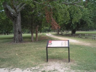 Marker in Jamestown’s New Towne. Click for full size. Marker in Jamestown’s New Towne image. Click for full size.