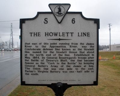 The Howlett Line Marker image. Click for full size.
