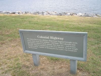 Colonial Highway Marker. Click for full size. Colonial Highway Marker image. Click for full size.