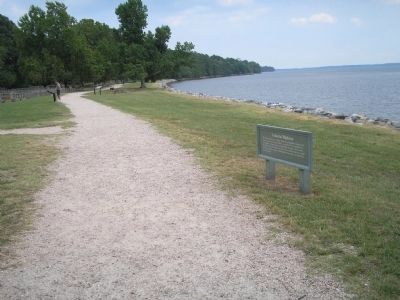 Jamestown Marker on the James River image. Click for full size.
