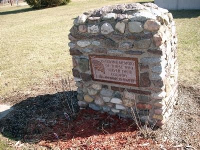 World War II War Memorial Marker image. Click for full size.