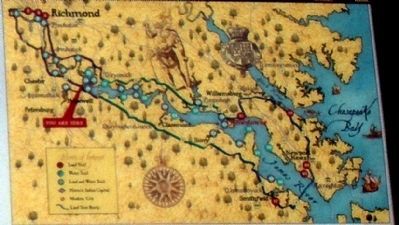 Map of Captain John Smith's Trail image. Click for full size.
