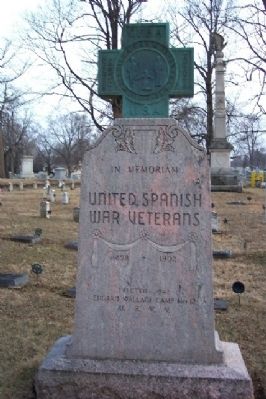 United Spanish War Veterans Memorial. Click for full size. United Spanish War Veterans Memorial image. Click for full size.