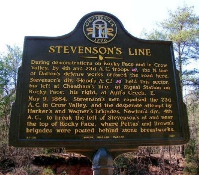 Stevenson's Line Marker. Click for full size. Stevenson's Line Marker image. Click for full size.