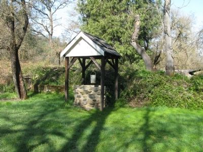 Well Replica Located in Backyard of the Papini House image. Click for full size.