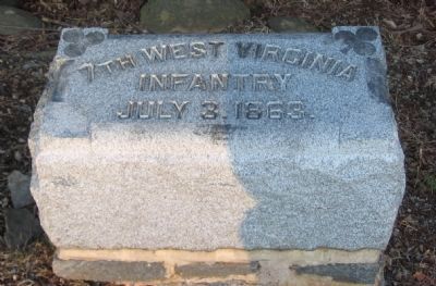 7th West Virginia Infantry Marker image. Click for full size.