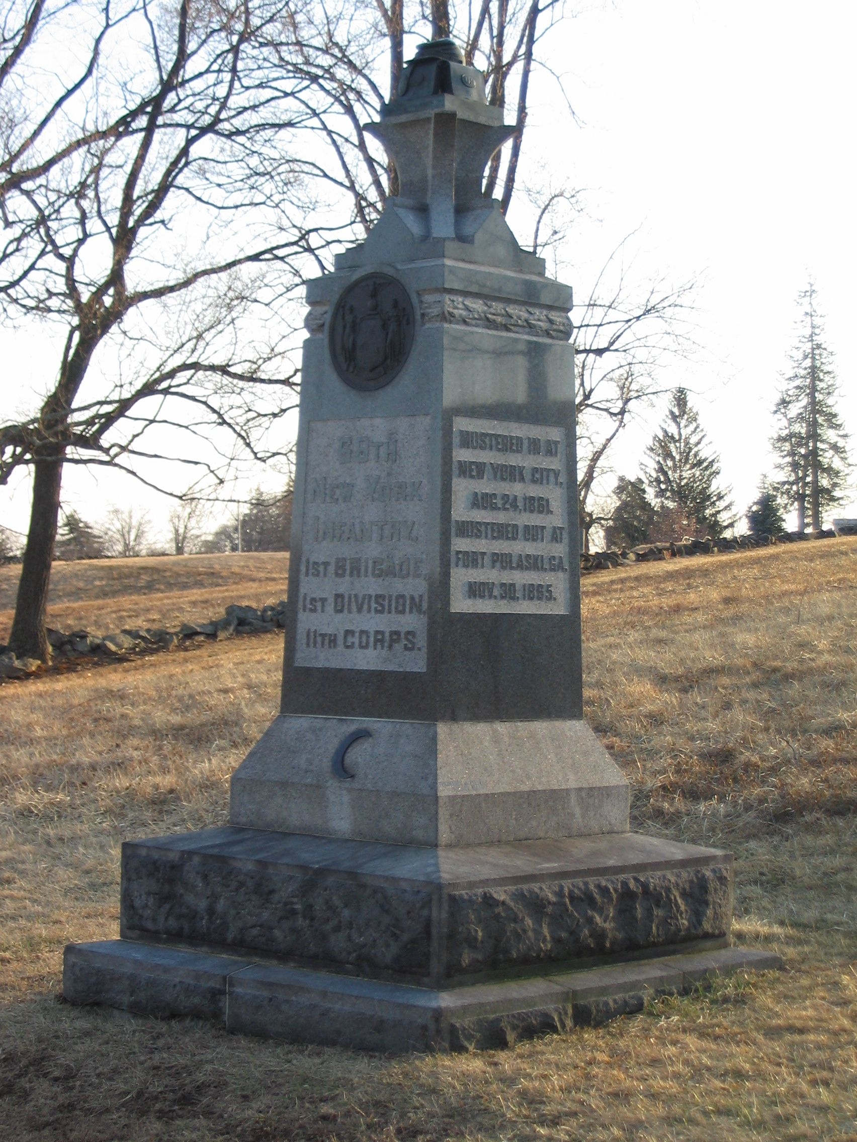 68th New York Infantry Monument
