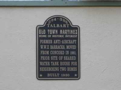 Former Anti-Aircraft W.W. II Barracks Marker image. Click for full size.