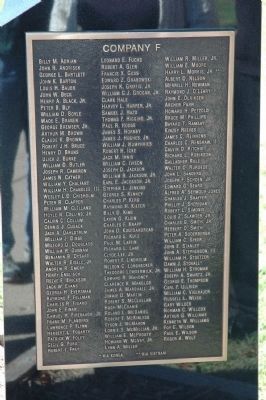 5th Special Basic Class Marker - Company F. Click for full size. 5th Special Basic Class Marker - Company F image. Click for full size.
