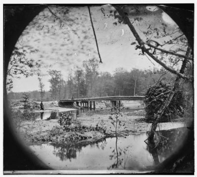 Chickahominy River, Va. Bridge on Mechanicsville road. image. Click for full size.