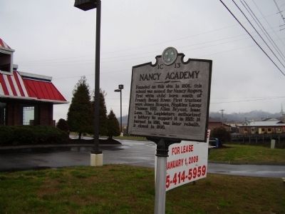 Nancy Academy Marker. Click for full size. Nancy Academy Marker image. Click for full size.