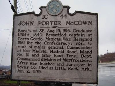 John Porter McCown Marker. Click for full size. John Porter McCown Marker image. Click for full size.