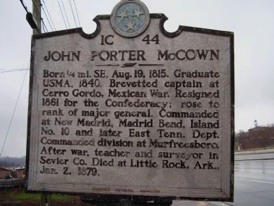 John Porter McCown Marker image. Click for full size.
