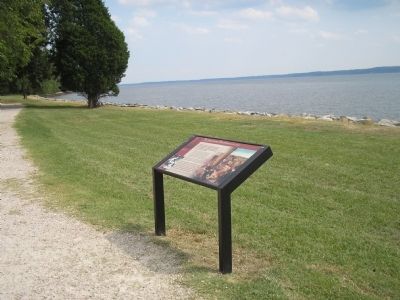 Marker in Historic Jamestown. Click for full size. Marker in Historic Jamestown image. Click for full size.