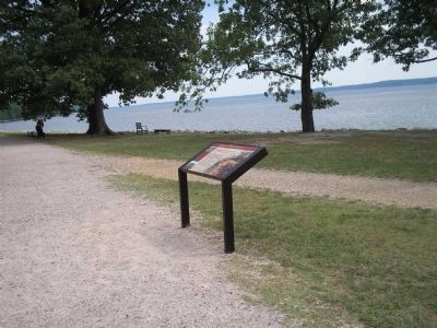 Marker in Historic Jamestowne. Click for full size. Marker in Historic Jamestowne image. Click for full size.