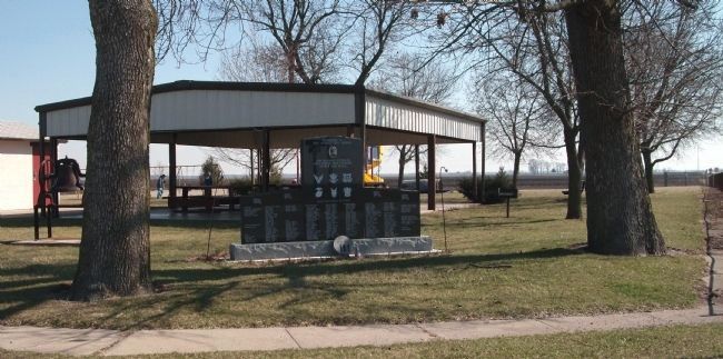 Henning (Illinois) War Memorial Marker image. Click for full size.
