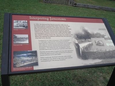 Interpreting Jamestown Marker image. Click for full size.