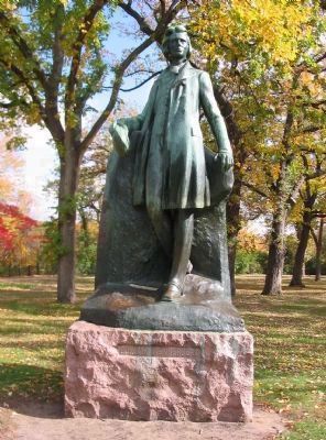 Gunnar Wennerberg Statue image. Click for full size.