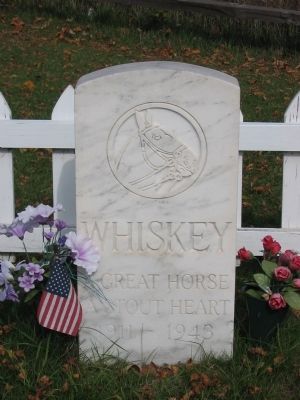 Whiskey Marker. Click for full size. Whiskey Marker image. Click for full size.