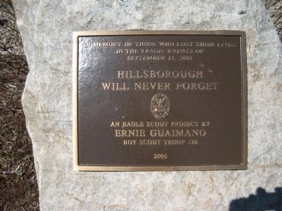 Hillsborough Will Never Forget Marker. Click for full size. Hillsborough Will Never Forget Marker image. Click for full size.