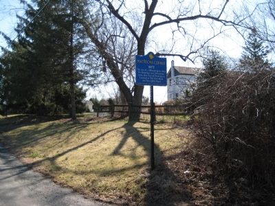 Mattisons Corner Marker. Click for full size. Mattisons Corner Marker image. Click for full size.