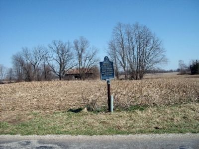 Looking East - - Boyhood home of J. G. "Uncle Joe" Cannon. Marker image. Click for full size.