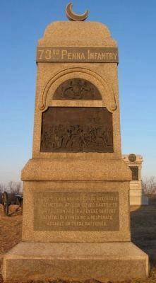 73rd Pennsylvania Infantry Monument image. Click for full size.